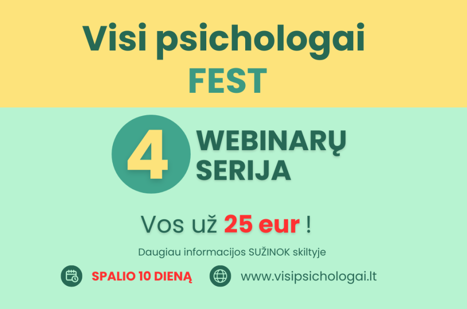 Visipsichologai.lt webinarų FEST